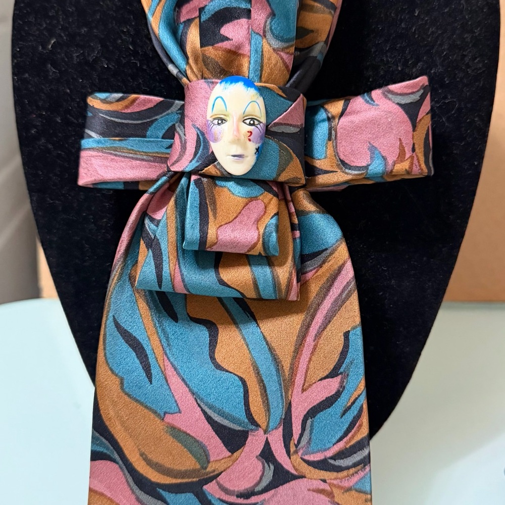 Multicolor Abstract Pattern Scarf - image 1